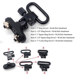 5 Stijlen Zwart 1039039 125039039 QD Sling Quick Detach Swivel Mlok Rail Attachment Set Voor Mlok Handguard Rail 6508460266k