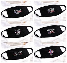 5 Styles Donald Trump Masque Visage Bouche Masque Drôle Anti-Poussière Coton USA Femme Hommes Unisexe Mode Hiver Chaud Noir Lavable Masque RRA3173