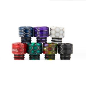 5 stijlen Hars Metaal 510 Drip Tips Rvs druppelaar Tip voor sigaret Mod Verstuiver Brede Boring Mondstuk Roken accessoires Tool