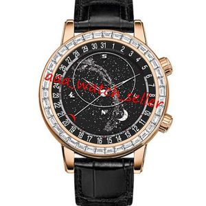 5 styles montre de luxe pour hommes de qualité supérieure 44mm grandes complications 6102 6104 6104R 6104G cadran skychart Miyota 8217 mouvement automatique 226y