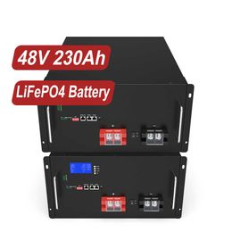 5 jaar garantie LifePo4 10KWH 48V 100AH ​​200AH 230AH Lithium Ion Energy Storage Batterij 48V met 5KW -omvormer