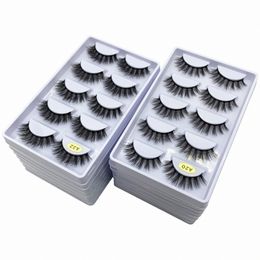 50/100 Pairs Valse Eyeles Groothandel Pluizige Lg Les Natuurlijke Make-Up Tools Eye Les Bulk Faux Nertsen Les maquiagem l3cI #