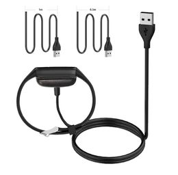 50/100 CM Draagbare USB Snelle oplaadkabels voor Fitbit Luxe SmartWatch Armband Data Cable Hoogwaardige laderaccessoires