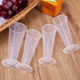 50/100 ml Transparent Graduated Mesuring Cup Plastic Triangular Mesuring Cup Paint Mélanger Cup de laboratoire Équipement de cuisine