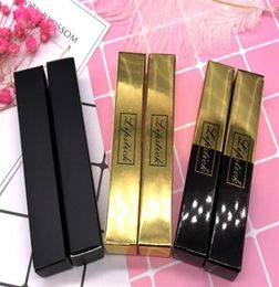 50 100 Uds 18 18 102mm caja de embalaje de oro cosmético para tubo de lápiz labial cajas de embalaje de papel vacías negras para accesorios de tubo de brillo de labios 2904711941