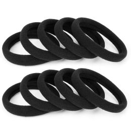 50/100 stcs Zwarte haarbands voor vrouwen Girls Haarband High Elastic Rubber Band Hair Ties Ponytail Holder Scrunchies Accessorie