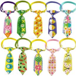 50 100 Uds lindo perro pajarita de Pascua suministros para mascotas accesorios huevos gato pajaritas para cachorros Collar para ropa pequeña 2363