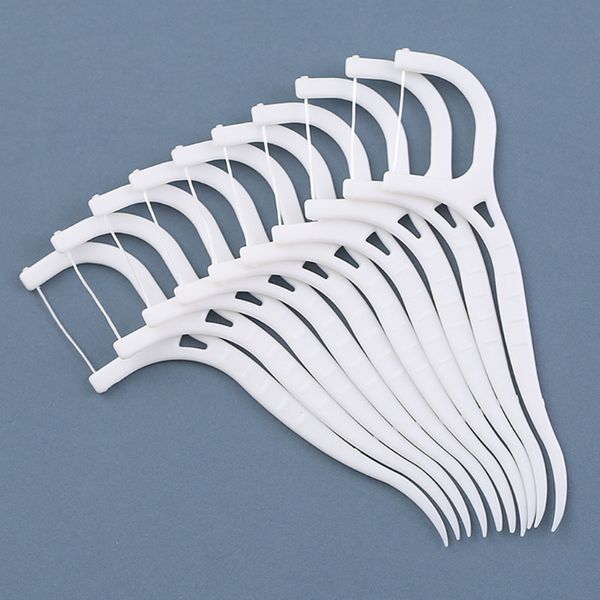 50/100pcs hilo dental hilo dental selecciona palillos de dientes muelas de muelles limpieza dental higiene de cepillo interdental herramienta de cuidado