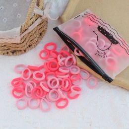 50 / 100pcs Accessoires de cheveux groupe Bandeau Accessoire Cheveux Scrunchies Tiara Bands Girls Elastique Fille Haar Haar Cute Kids Borrachas