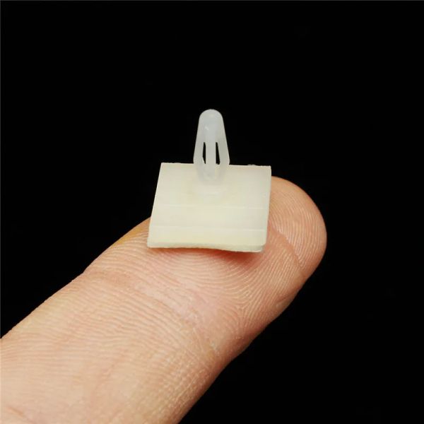 50 / 100pcs HC-5 Auto-adhésif Moup de montant Tire fixe Clip fixe sur PCB Spacer Horming Snap-in Clips Fixed Clips Adhesive Cable Cable