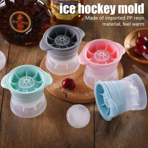 50 / 100pcs marqueur de boule de glace outils de crème glacée créatives gelées sphériques congelées whisky rond mec moule moule bille de bille de bricolage de silicona gadgets de cuisine