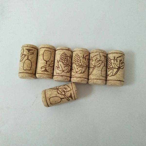 50/100pcs Vino sellado de corcho Vino Cork Botella de vino Botera Terrestre Botella Cierre de sellado de madera