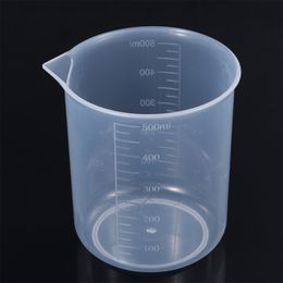 50/150/250/500ml Plastique transparente Liquide de mesure de mesure de bricolage à la main