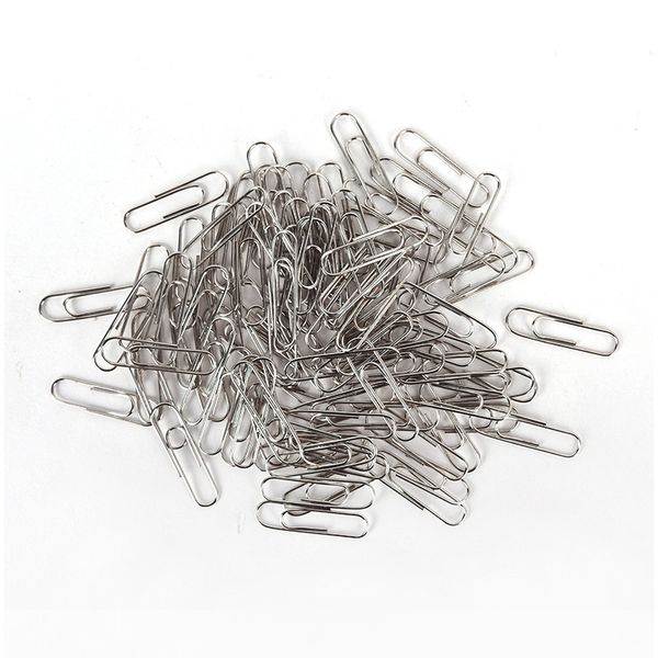 50-150pcs Metal Paperclips Mini Bookmark Office School Supplies Paper Clips File Assorment Tool Organizer Organizer Clip