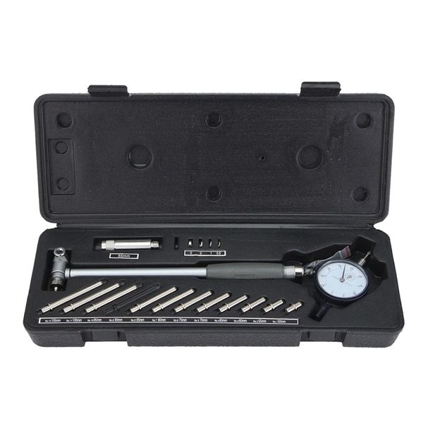 Freeshipping 50-160Mm 0.01Mm Dial Bore Gauge Indicador Indicadores de diámetro Cilindro de motor de precisión Kit de prueba de medición Medidor de herramienta