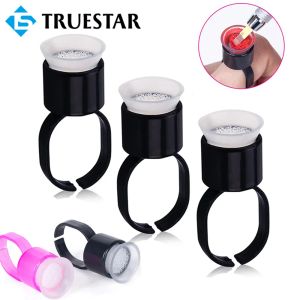 50/30/20 stcs Tattoo Sponge Ink Ring Cup Microblading Pigment Lijmringen Cap Ink Holder Cups PMU MicroBlading Tattoo Supply