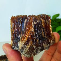 50-400g Rare Crystal de calcite d'ambre naturel Spécime minéral d'origine cristaux de pierre brute d'origine