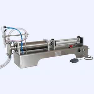 Máquina de llenado cuantitativa de 50-5000 ml relleno de líquido de pistón neumático para el detergente químico de detergente de leche