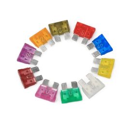 50/80/100 stcs Auto Fuses Medium Auto Blade Fuses 3A 5A 7.5A 10A 15A 20A 25A 30A 35A 40A AMP Truck Auto Fuse Assortment Set Set