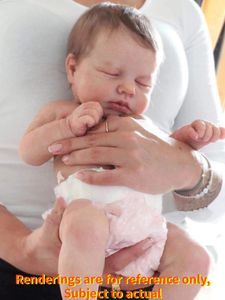 50 cm corps complet Silicone vinyle Reborn filles poupée à la main né Bebe pour enfants cadeaux 240115