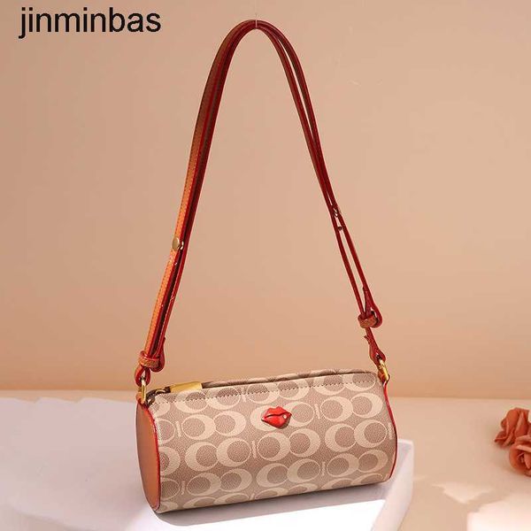 50% de descuento en tiendas 2023 Bolso de moda Gato Mascota Bao Kou's Family Old Flower Labios rojos Un hombro Axila Almohada diagonal