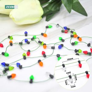 50 mètres de Noël Garland DIY Small Bulbes String pas d'électricité colorée décorations de maison Ornements d'arbres Ornements de fête