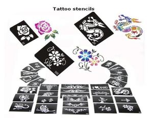 50 feuilles de conception mixtes paillettes de tatouage temporaire 08034773