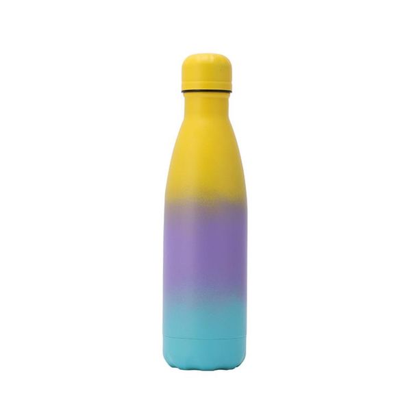 50% de réduction 500 ml Sport extérieur Thermoses bouteilles d'eau de voyage bouteille isolée tasse Cola forme 304 en acier inoxydable coloré Thermos tasses spin