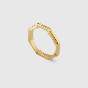 50% de réduction bijoux de créateur bracelet collier bague couple miroir paire hip hop bague octogonale
