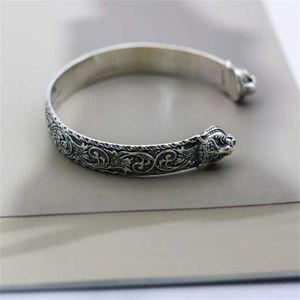 50% de rabais sur les bijoux de créateur bracelet collier anneau classique tête chat relief motif couple Bracelet