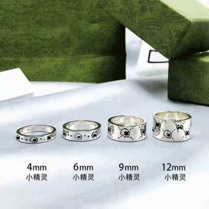 50% di sconto gioielli firmati bracciale collana anello accessori anello teschio anello da donna da uomo ornamento a mano elfo fantasma
