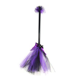 50% korting op Halloween Party Decoratie 60cm Witch Magic Broom Orange Green Purple 3 Colors C70814C High Youpin