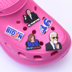 Recién llegado Lets Go Brandon Clog Shoe Charms USA 2024 MAGA FJB Clog Shoes Decoraciones México American Pulsera Accesorios