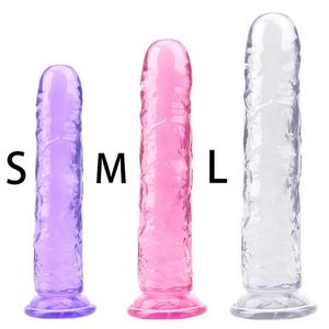 50% OFF Ribbon Factory Store Semi-transparent doux faux pénis mâle et femelle sexe talon colposcopie massage