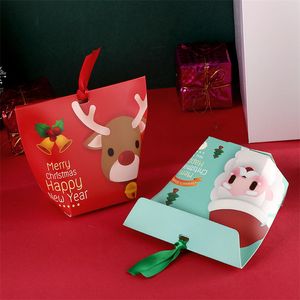 50% di sconto S508 Cartone animato Decorazioni natalizie Sacchetto di caramelle Scatole regalo di capodanno Biscotto fatto a mano Sacchetti di imballaggio in plastica fai-da-te item500pcs