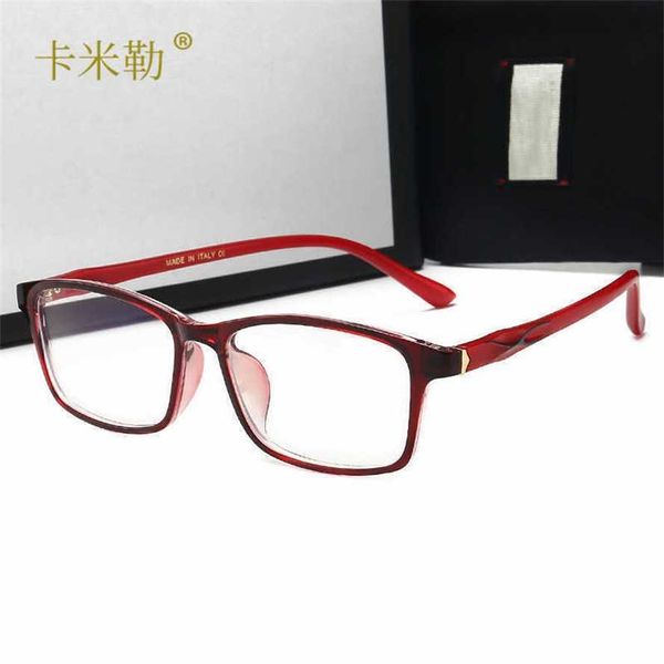 50% de descuento al por mayor de gafas de sol New Blue Light Student Fashion Glasses Decorative Box Classic Flat Mirror 013