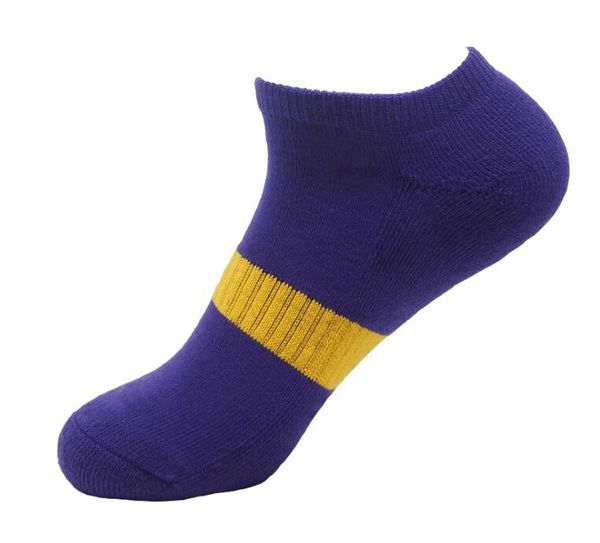 Améliorer l'efficacité au combat chaussettes vie saine coloré hommes court serviette épaisse bas cheville séchage rapide en plein air sport basket-ball bateau chaussette pantoufles