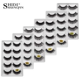 50 paren groothandel fabrieksprijs wimpers handgemaakte valse wimper natuurlijke lange 3D mink lashes make -up faux cils 220607