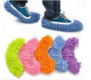 50 paires100pcs poussière CHENILLE Microfibre Mop Slipper House Nettoyer lezy Nettoyage Nettoyage Couverture de chaussures par DHL3905503