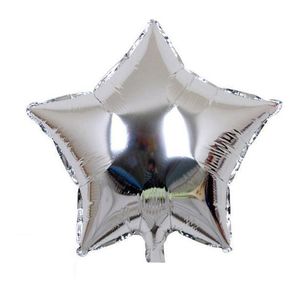 50 Uds. Globo de lámina de helio con forma de estrella de 10 pulgadas, decoraciones de globos para fiestas navideñas mezcla de colores clásicos