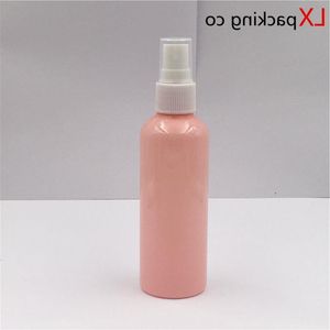 50 pcs 10 ml 30 ml 50 ml 100 ml bouteilles de pulvérisation en plastique rose pulvérisateur blanc parfum contenants cosmétiques Ibmbd