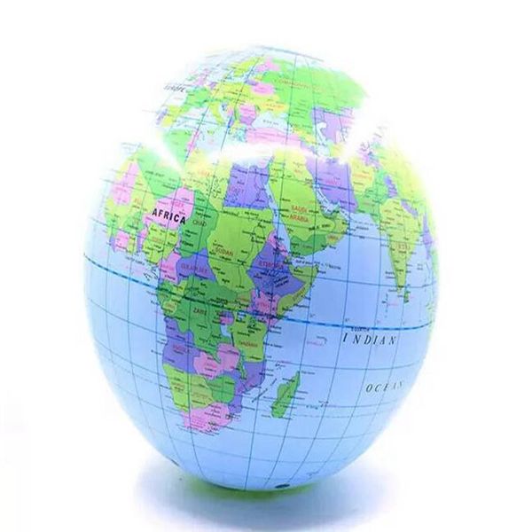 50 Pcs 30 cm Globe Gonflable Monde Terre Océan Carte Balle Géographie Apprentissage Éducatif Globe Ball pour Enfants cadeau