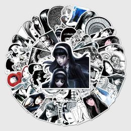 50 PCS Anime Japan Movies Dark Horror Thriller Girls Skatboards Stickers de auto