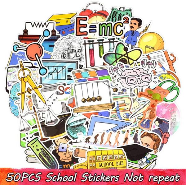 50 PCS Back to School Stickers Bomb Bombe ordinateur portable Bouteille d'eau Scrapbooking Skateboard Casque CODE CONTORES CODE TOYS POUR ENFANTS ADEENS 4094213