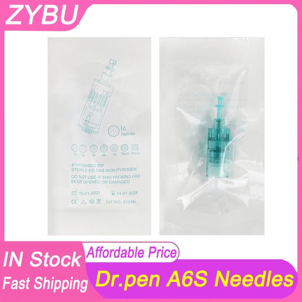 50 PCS BAYONET CARTRIDE AIGNELLE POUR A6S DERMA Miconeedle Pen Dr.Pen 11pin 16 broches 24 broches 36 42 Nano Tatoo Micro Neidling 3D 5D Dermapen Remplacement MTS tête