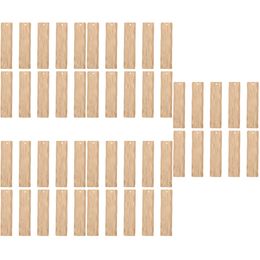 50 PCS Crafts bricolage Bamboo Bookmark Bookmarks Childmarks Blank Wooden Gift Tags Décoration 240417