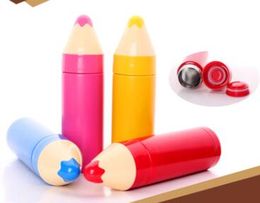 50 stks Leuke kleurrijke potloodvormige roestvrijstalen vacuümisolatie CAP Seal Fles Children's Drinkware