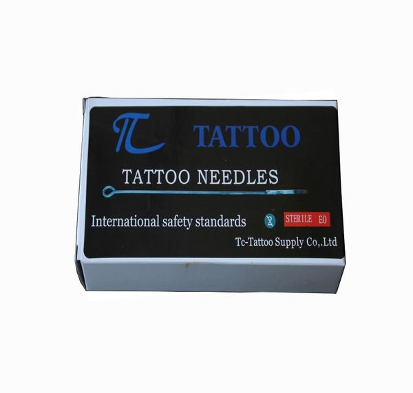 50 PCS desechables sombreador redondo de tatuaje esterilizado agujas 9RS Droptattoos y pintura corporal YL2540356