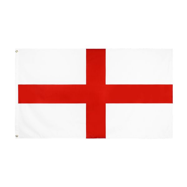 3x5fts 90x150cm Croix-Rouge Royaume-Uni Angleterre Flag usine Direct Wholesale Double cousée