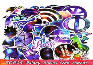 50 PCS Galaxy JDM Autocollants Affiche Mur Tableau Noir Autocollants pour Chambre Guitare Ordinateur Portable Skateboard Bagages Voiture Enfants DIY Top Qualité Stic5132745